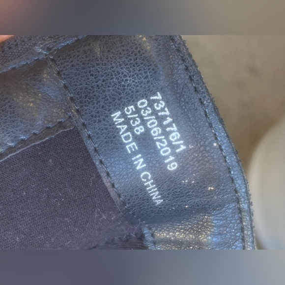 riverside island black suede booties black & diamond encrusted detail sz. 5 - Picture 10 of 14